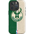 NBA Milwaukee Bucks Split Canvas iPhone 16 Pro Magsafe Impact Case